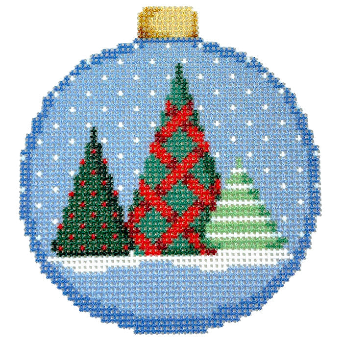Red Woven Tree Ornament