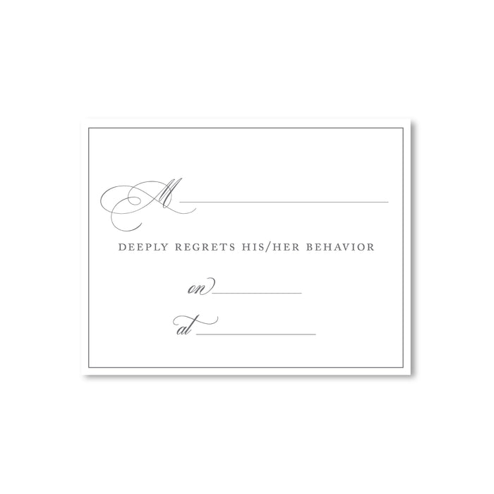 Regrets Behavior