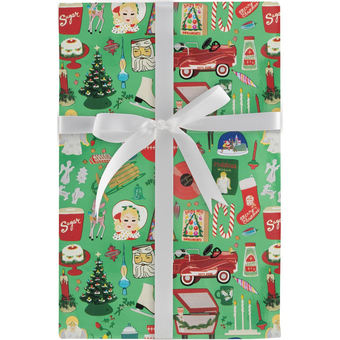 Retro Icons Gift Wrap