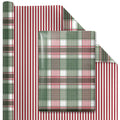 Reversible Green Plaid