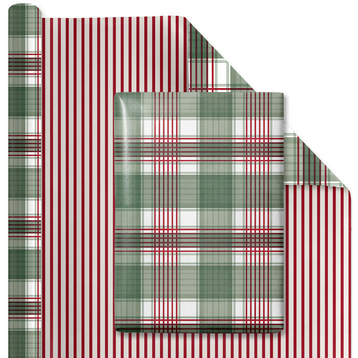 Reversible Green Plaid
