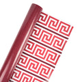 Reversible Red Greek Key