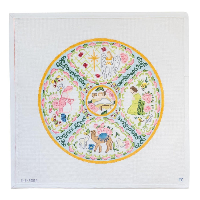 Rose Medallion Nativity