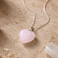 Rose Quartz Heart Necklace