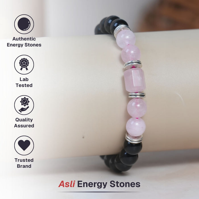 Rose Quartz Zodiac Band – Tauras (वृषभ राशि)
