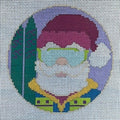 Santa Skier Dude