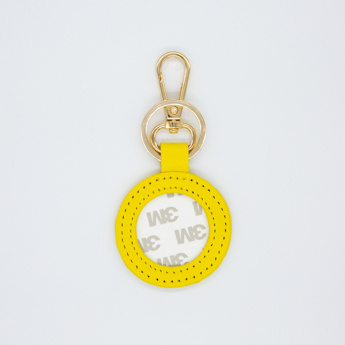 Self-Finishing Leather Key Fob