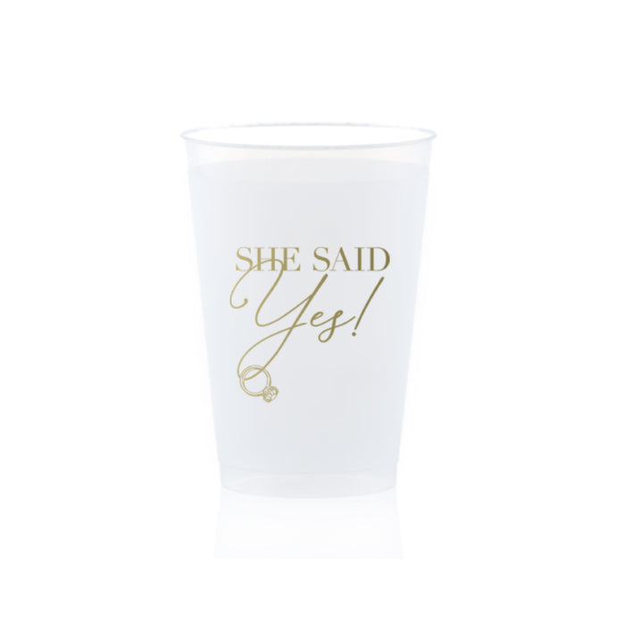 She Said Yes! Cups