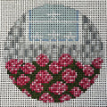 Shingles and Stars Round - Pink
