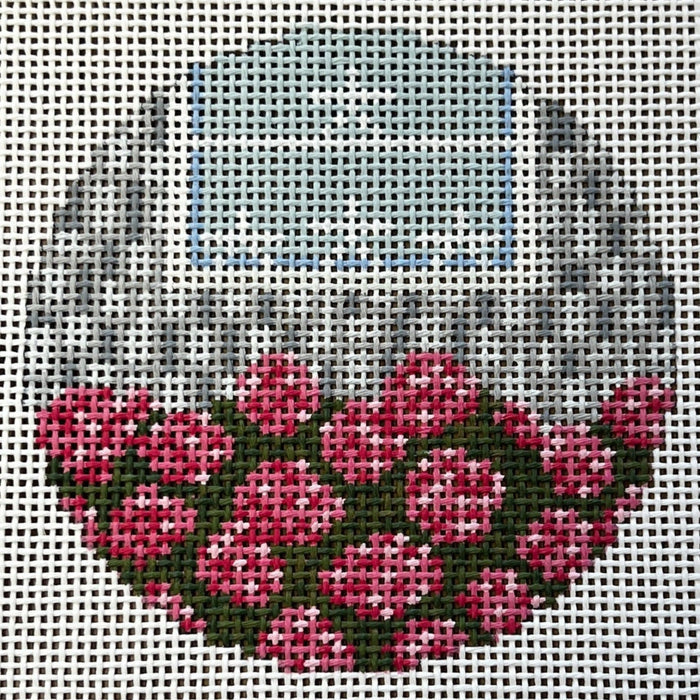 Shingles and Stars Round - Pink
