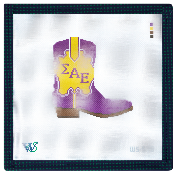 Sigma Alpha Epsilon Cowboy Boot