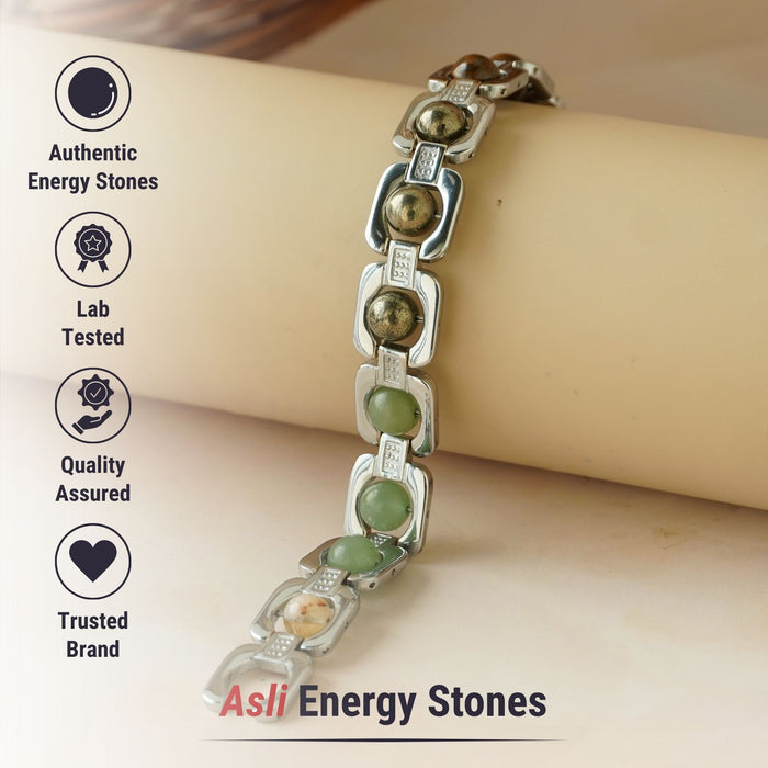 Silver Plated Essential Money Magnet Bracelet