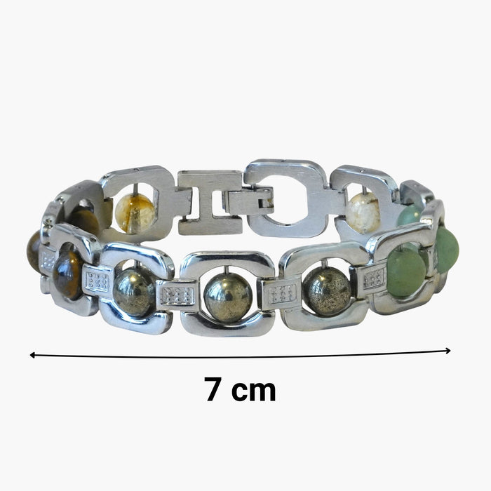 Silver Plated Essential Money Magnet Bracelet