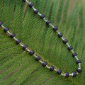 Silver Plated Eternal Karungali Mala - 9mm Beads
