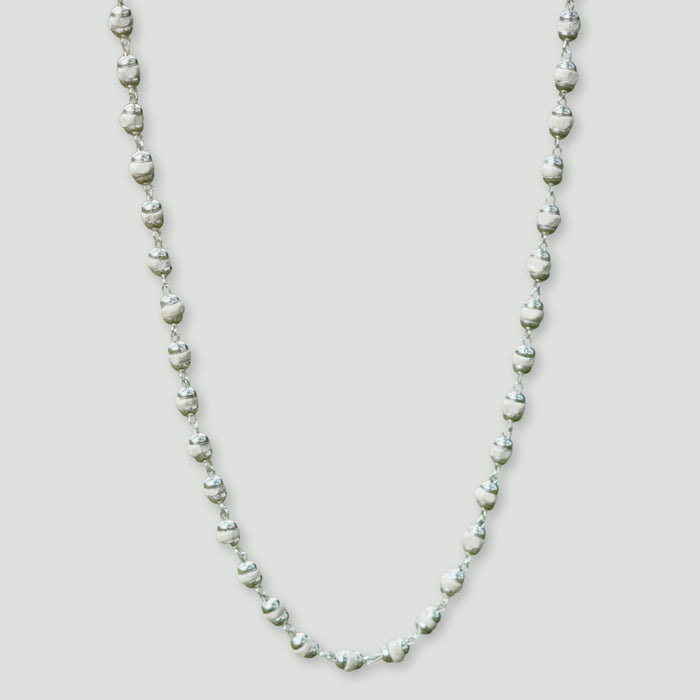 Silver Plated Tulsi Mala