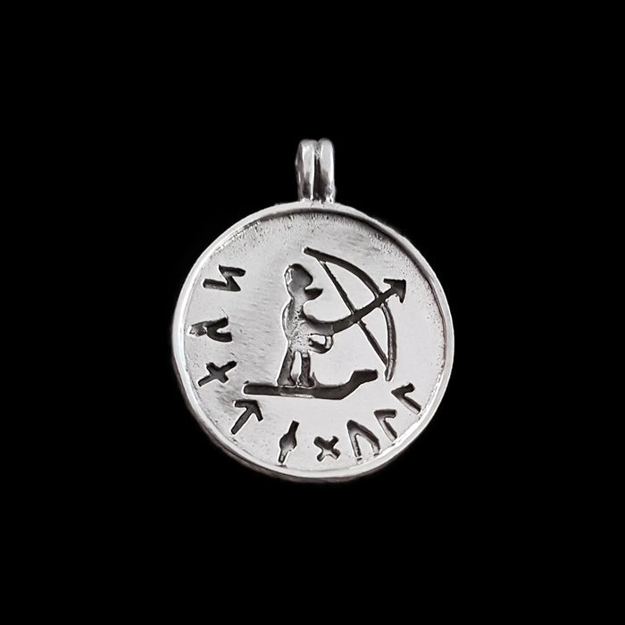 Silver Skadi Ull Viking Pendant