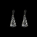 Silver Urnes Wolf Earrings - Viking Earrings