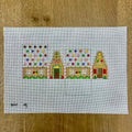 Skittles and Lime Slices Gingerbread House