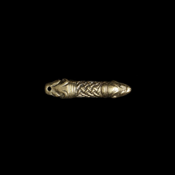 Small Bronze Swedish Viking Strap End