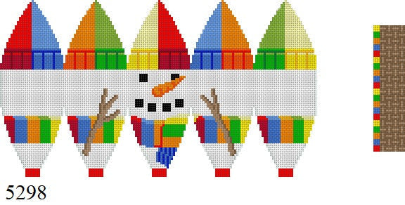 Snowman Hot Air Balloon