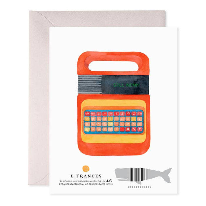 Speak & Spell Card