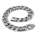 Stainless Steel 14mm Cuban Chain - 9 Inch