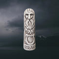 Statuette of the Norse God Bragi in Hand-Crafted Clay