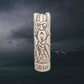 Statuette of the Norse God Odin the Warrior in Hand-Crafted Clay