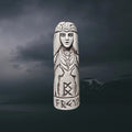 Hand-Crafted Ceramic Norse Goddess Freya Statuette