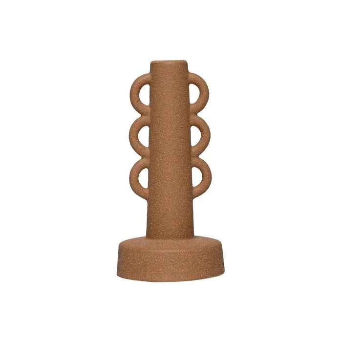 Stoneware Taper Holder, Sand Finish