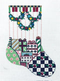 Swag with Gifts Mini Stocking