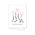 Tasseled Balloons Birthday Card