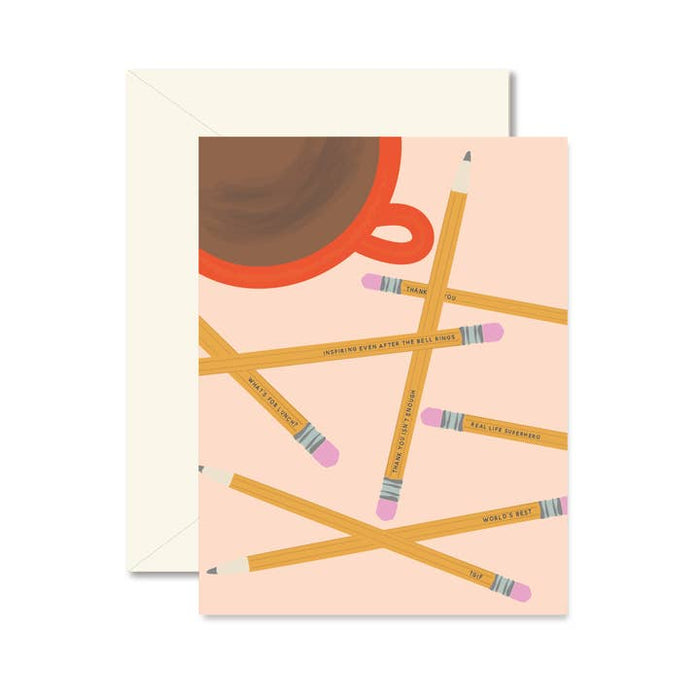 Teacher Pencil Card