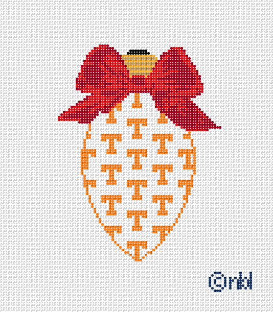 Tennessee Repeat T Light Bulb - Red Bow