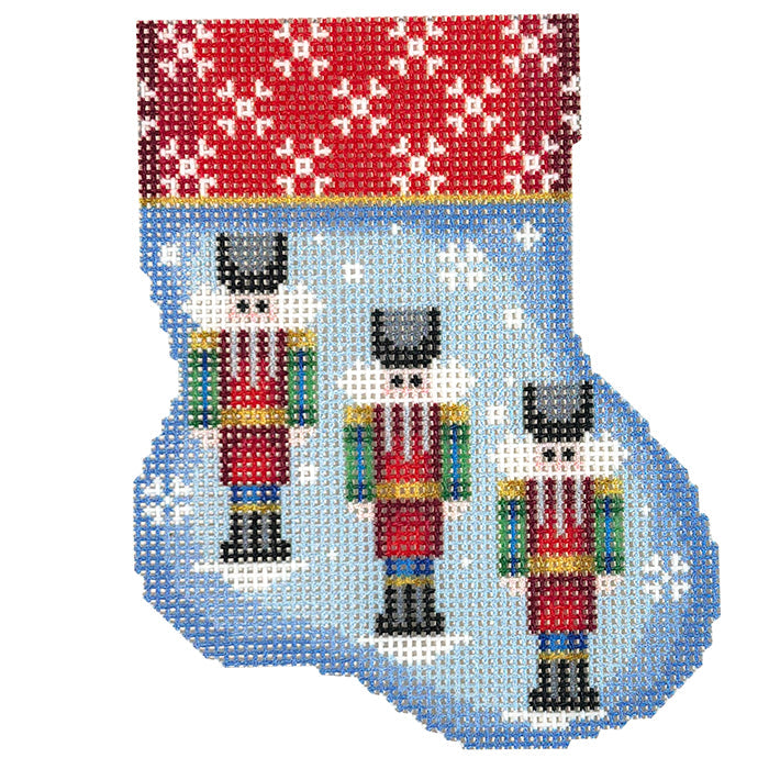 Three Nutcrackers Mini Sock