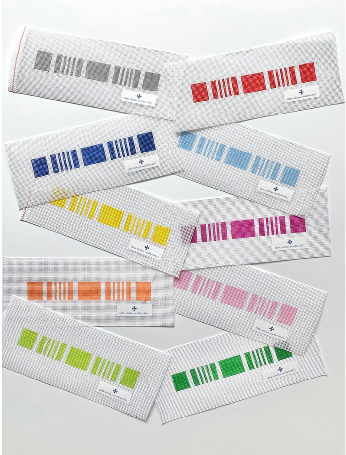 Ticking Stripe - Blueberry