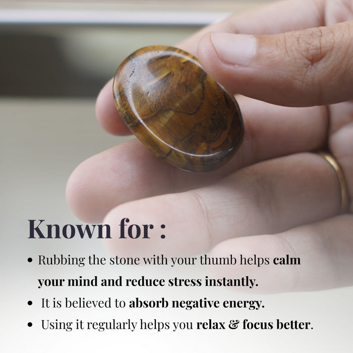 Tiger Eye Worry Stone