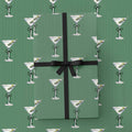 Tini Martini Gift Wrap Sheet