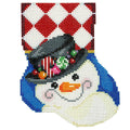 Top Hat Snowman Mini Sock