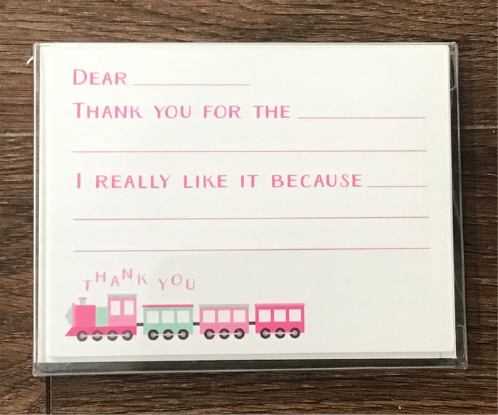 Train Note Cards