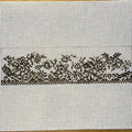 Transferware Napkin Ring - Brown