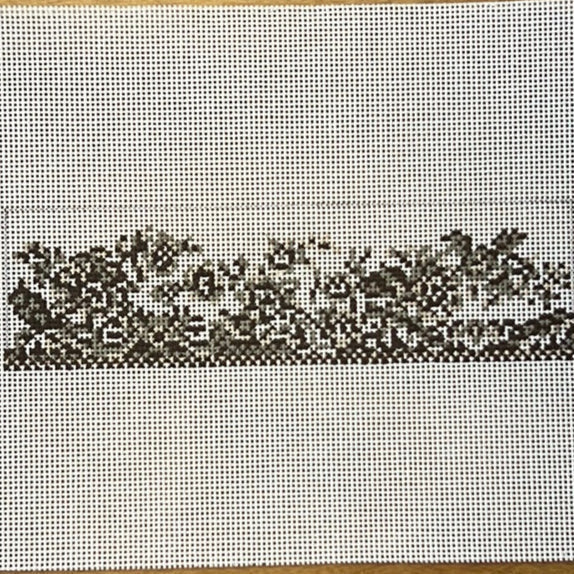 Transferware Napkin Ring - Brown