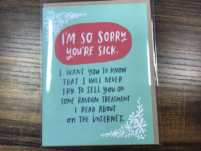 Treatment from the Internet Card