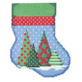 Tree Cluster Mini Sock