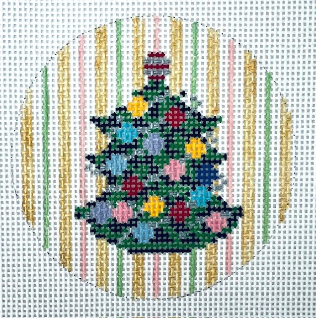 Tree on Pink/Green