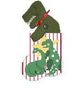 Two Dinos with T Rex