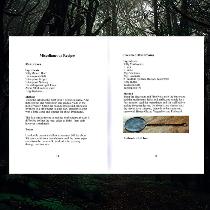 Viking Age Recipes Book by Ragnar Skjotrson - Inside Pages