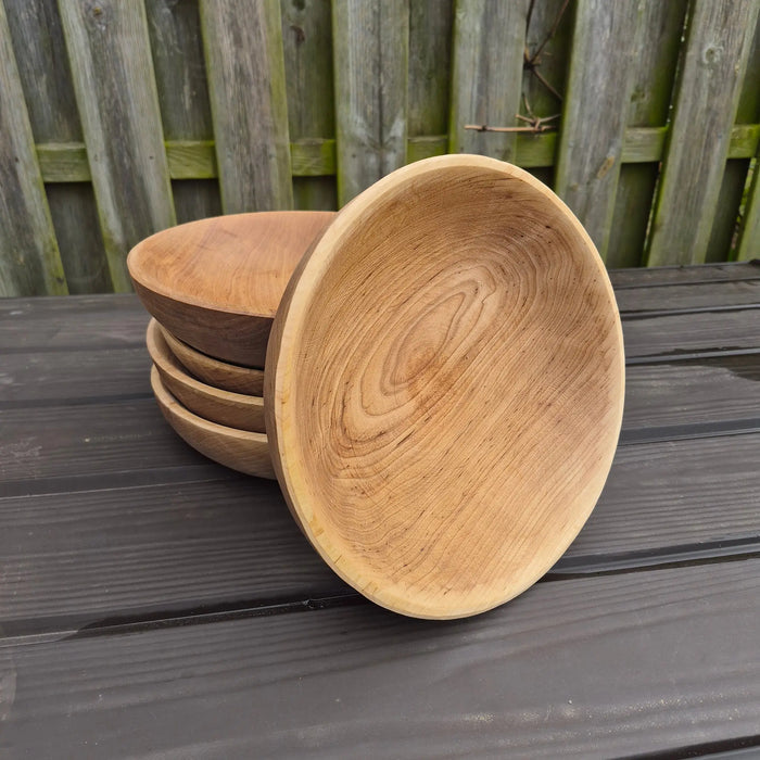 Viking Age Replica Hand Turned Alder Wood Bowl - Large The Viking Dragon