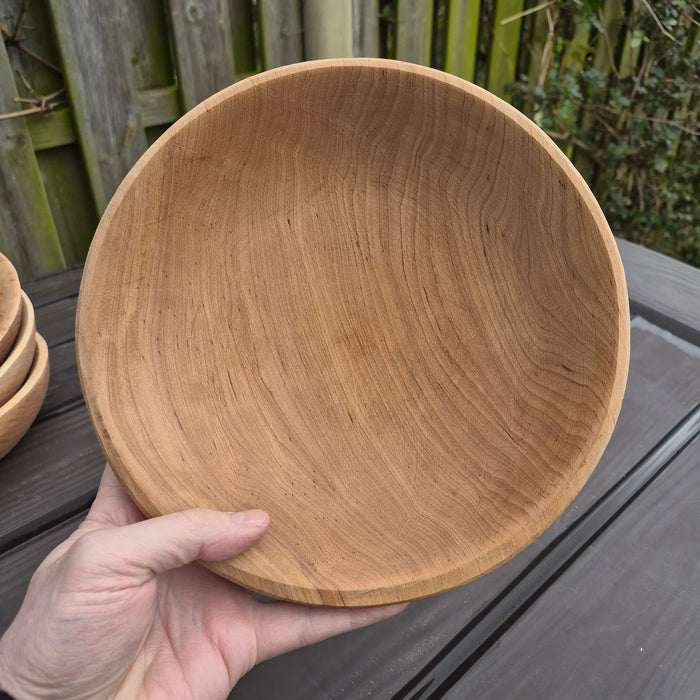 Viking Age Replica Hand Turned Alder Wood Bowl - Large The Viking Dragon