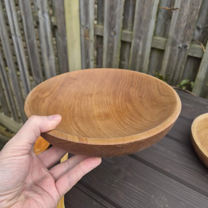 Viking Age Replica Hand Turned Alder Wood Bowl - Large The Viking Dragon